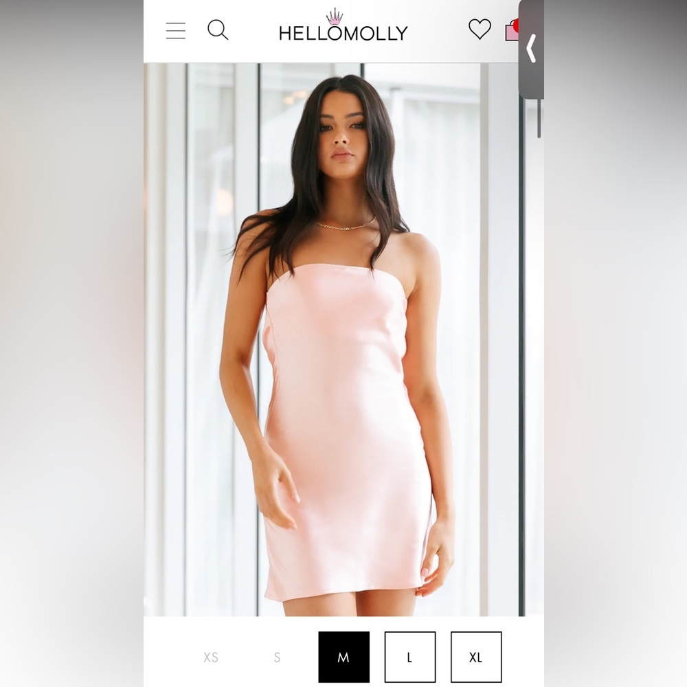 Hello Milly Pink Silk Dress - Picture 1 of 3